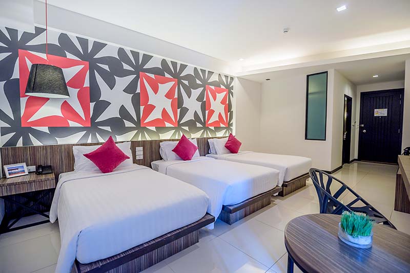Hotel J Pattaya: Deluxe Tripple Room (J Residence Wing)